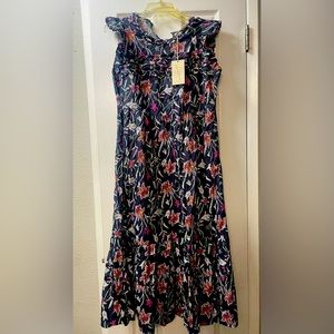 Universal Thread Floral Ruffle Dress Size M Read Description